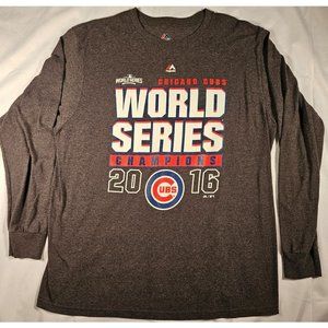 Chicago Cubs 2016 WS Champs Long Sleeve Shirt - NWOT - Size XL